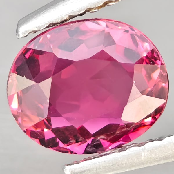Natural Pink Tourmaline 1.03 Ct. Oval Shape 7 x 5.7 Mm Gemstone from Nigeria - 2