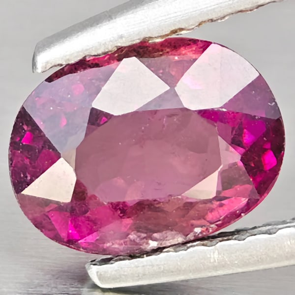 Natural Pink Tourmaline 1.32 Ct. Oval Shape 7.8 x 5.9 Mm Gemstone from Nigeria - 2