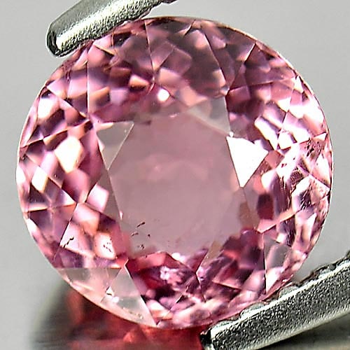 Natural Pink Tourmaline 1.34 Ct. Round Shape 6.7 Mm. Unheated Gemstone From Nigeria - 2