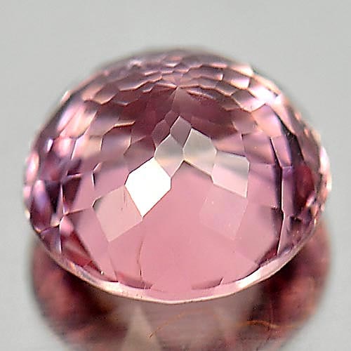 Natural Pink Tourmaline 1.34 Ct. Round Shape 6.7 Mm. Unheated Gemstone From Nigeria - 3