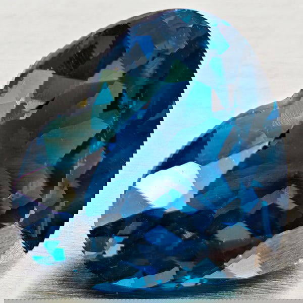 Natural London Blue Topaz 4.78 Ct. Heart Shape 11.1 x 9.7 Mm Gemstone From Brazil (1 of 3)
