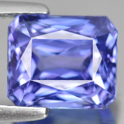 Natural Violetish Blue Tanzanite 2.92 Ct. VVS Octagon Shape 8.18 x 6.99 Mm Gemstone from Tanzania (1 of 4)