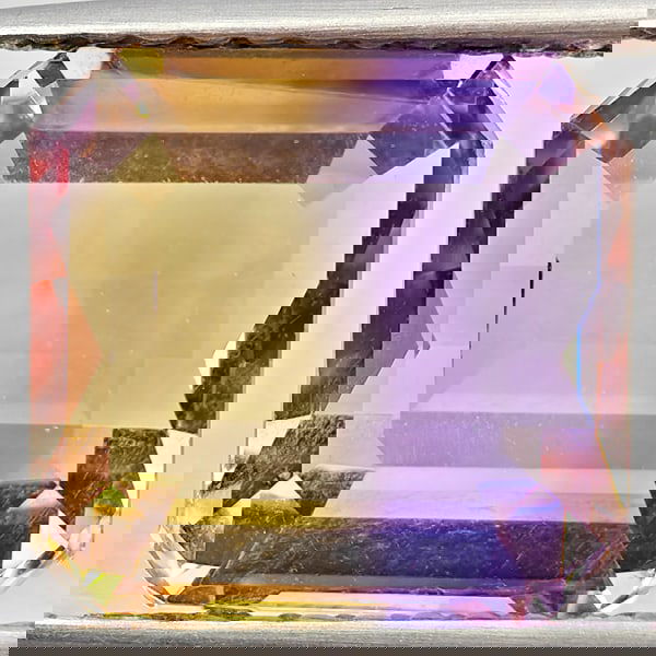 Natural Bi Color Ametrine 3.07 Ct. Octagon Shape 9.5 x 9 Mm Gemstone From Bolivia: Product ID: 800408594 Product Name: Natural Ametrine Weight: 3.07 CT. Size: 9.5 x 9 x 5.8 MM. Shape: Octagon Color: Bi Color Clarity:VSI Luster: Good Gems Origin: Bolivia Treatment: Unheated Crystal S