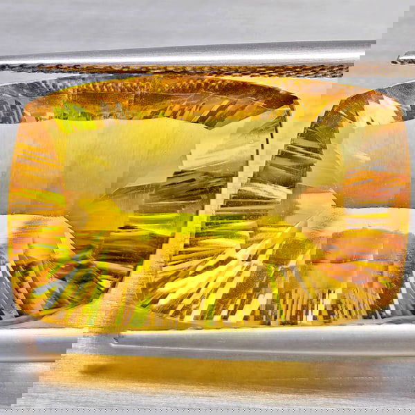 Natural Yellow Citrine 11.30 Ct. VVS Cushion Concave Cut 19 x 12.5 Mm Gemstone From Brazil (1 of 3)