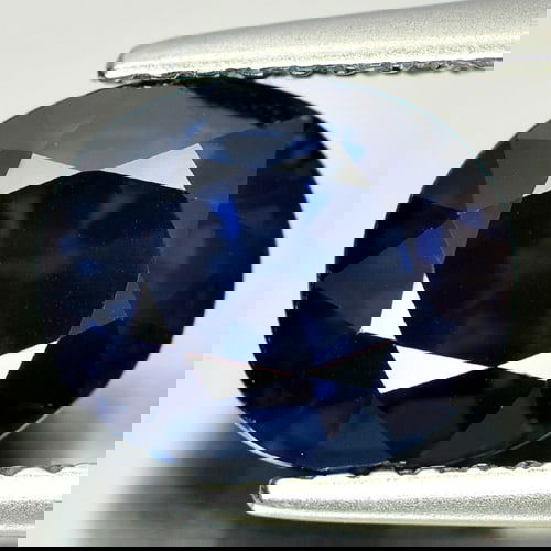 Natural Blue Sapphire 3.38 Ct. VVS Oval Shape 9.13 x 7.67 Mm. Gemstone From Madagascar (1 of 4)