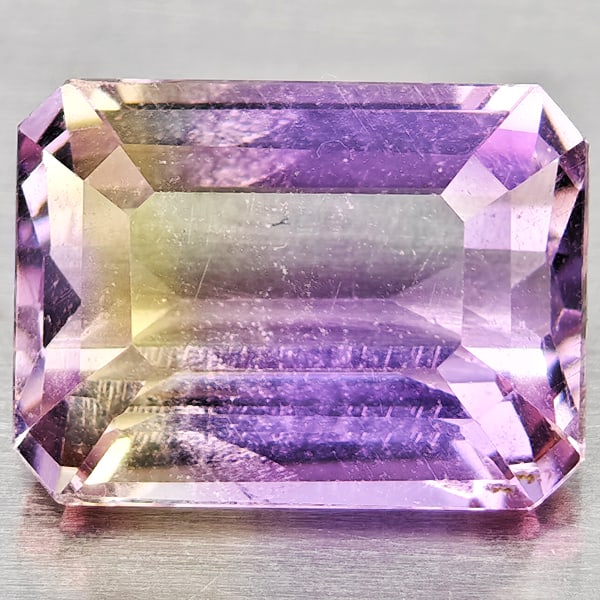 Natural Bi Color Ametrine 2.38 Ct. Octagon Shape 9.2 x 6.8 Mm Gemstone From Bolivia (1 of 3)