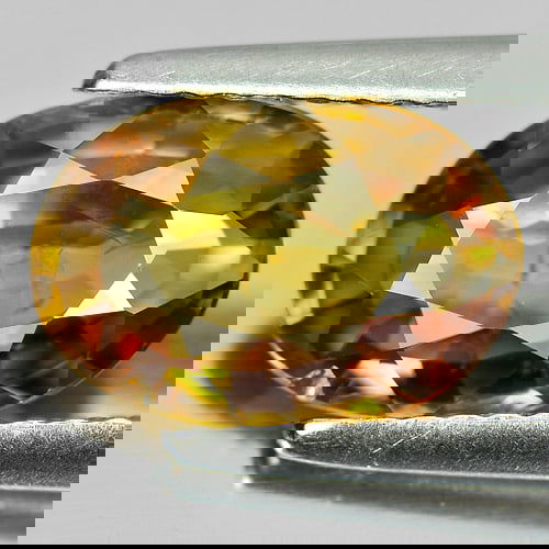 Natural Yellow Zircon 3.05 Ct. Oval Shape 10.2 x 7.1 Mm. Gemstone From Cambodia (1 of 3)