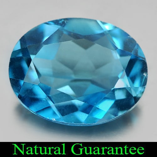 Natural London Blue Topaz 2.01 Ct. VVS Oval Shape 9 x 7 Mm. Gemstone From Brazil: Product ID: 807160968 Product Name: Natural Blue Topaz Weight: 2.01 CT. Size: 9 x 7 x 4 MM. Shape: Oval Color: London Blue Clarity:VVS Luster: Good Gems Origin: Brazil Treatment: Treated Crystal Struc