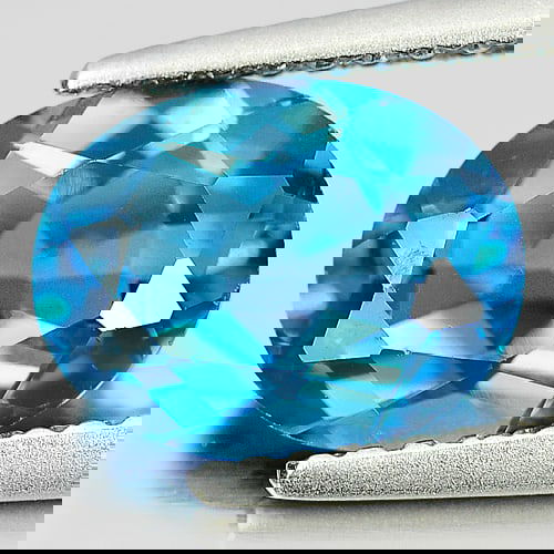 Natural London Blue Topaz 2.21 Ct. VVS Oval Shape 9.2 x 7.1 Mm Gemstone From Brazil (1 of 3)