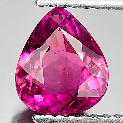 Natural Pink Tourmaline 1.39 Ct. Pear Shape 8 x 7 Mm. Unheated Gemstone From Nigeria (1 of 3)