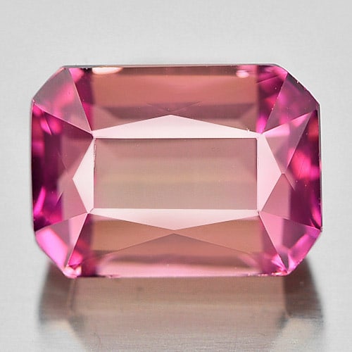 Natural Pink Tourmaline 1.88 Ct. VVS Octagon Shape 7.6 x 5.6 Mm. Unheated Gemstone From Nigeria (1 of 3)