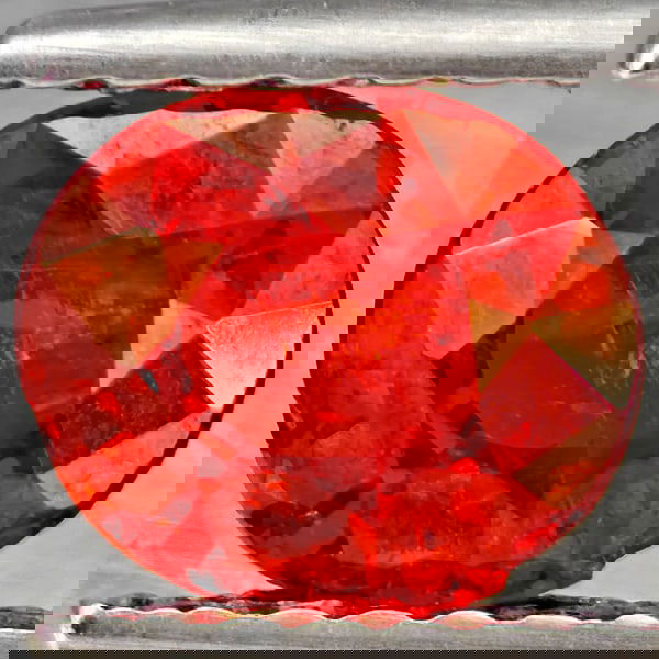 Natural Orangish Red Spessartine Garnet 1.21 Ct. Oval Shape 6.3 x 5.5 Mm Gemstones From Namibia (1 of 3)