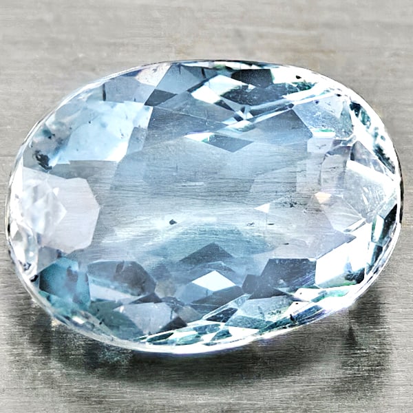 Natural Baby Blue Aquamarine 0.94 Ct. Oval Shape 7.5 x 5.6 Mm Gemstone From Brazil: Product ID: 800812104 Product Name: Natural Gemstones Weight: 0.94 CT. Size: 7.5 x 5.6 x 3.5 MM. Shape: Oval Shape Color: Baby Blue Clarity:SI1 Luster: Good Gems Origin: Brazil Treatment: Unheated Cry