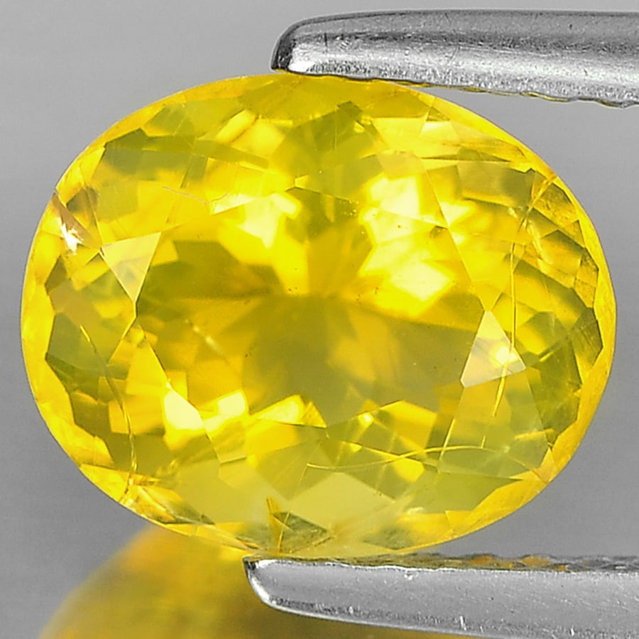 Natural Yellow Opal 1.48 Ct. Oval Shape 8.9 x 7.3 Mm. Unheated Gemstone From Ethiopia: Product ID: 818709995 Product Name: Natural Opal Weight: 1.48 CT. Size: 8.9 x 7.3 x 5.7 MM. Shape: Oval Color: Yellow Clarity:Semi - Transparent Luster: Good Gems Origin: Ethiopia Treatment: Unheated