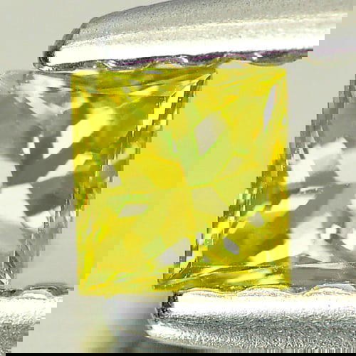 Natural Yellow Diamond 0.12 Ct. VS Square Princess Cut 2.8 x 2.7 x 2 Mm.: Product ID: 802104389 Product Name: Natural Enhanced Diamond Weight: 0.12 CT. Size: 2.8 x 2.7 x 2 MM. Shape: Square Princess Cut Color: Yellow Clarity:VVS Luster: Good Gems Origin: Belgium Treatment: