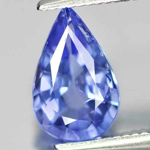 Natural Violetish Blue Tanzanite 1.17 Ct. Pear Shape 8.9 x 5.7 Mm. Gemstone From Tanzania (1 of 3)