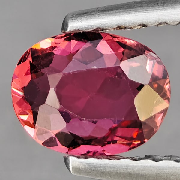 Natural Pink Tourmaline 0.61 Ct. Oval Shape 6.5 x 5.1 Mm Gemstones From Nigeria (1 of 3)