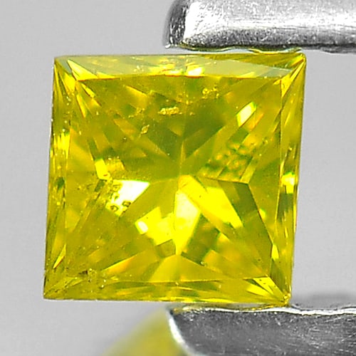 Natural Yellow Diamond 0.13 Ct. Beautiful Square Princess Cut 3 Mm: Product ID: 802104000 Product Name: Natural Enhanced Diamond Weight: 0.13 CT. Size: 3 x 3 x 2 MM. Shape: Square Princess Cut Color: Yellow Clarity:SI1 Luster: Scintillating Gems Origin: Belgium Treatm
