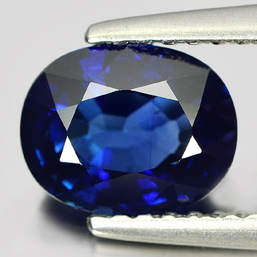 Natural Blue Sapphire 1.53 Ct. Oval Shape 7.58 x 6.04 Mm. Gemstone from Madagascar: Product ID: 806007678 Product Name: Natural Blue Sapphire Weight: 1.53 CT. Size: 7.58 x 6.04 x 3.76 MM. Shape: Oval Color: Blue Clarity:VSI Luster: Good Gems Origin: Madagascar Treatment: Heated Cryst