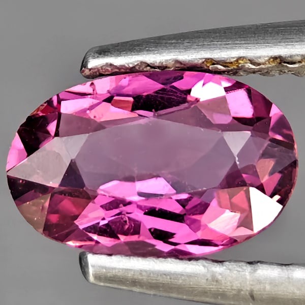 Natural Pink Tourmaline 0.71 Ct. Oval Shape 7.5 x 5 Mm Gemstones From Nigeria: Product ID: 807251542 Product Name: Natural Tourmaline Weight: 0.71 CT. Size: 7.5 x 5 x 3 MM. Shape: Oval Shape Color: Pink Clarity:SI1 Luster: Good Gems Origin: Nigeria Treatment: Unheated Crystal St