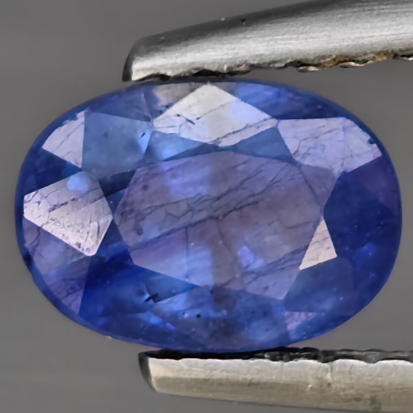 Natural Blue Sapphire 1.63 Ct. Oval Shape 7.4 x 5.3 Mm Gemstone from Madagascar (1 of 3)