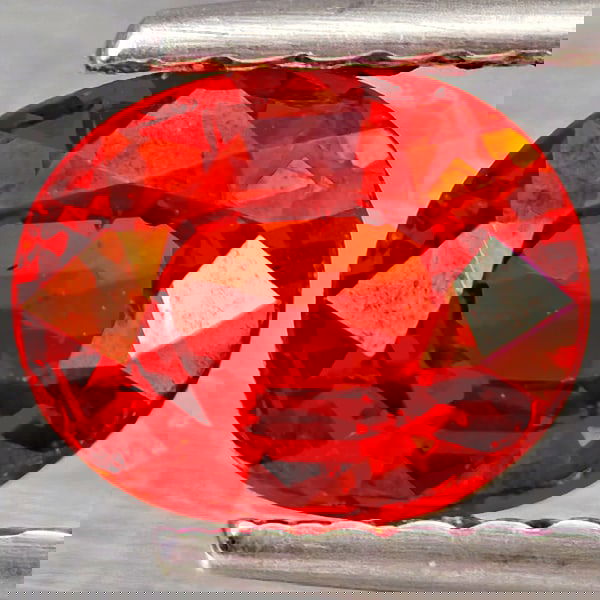 Natural Orangish Red Spessartine Garnet 1.20 Ct. Oval Shape 6.6 x 5.3 Mm. Unheated Gemstones From (1 of 3)