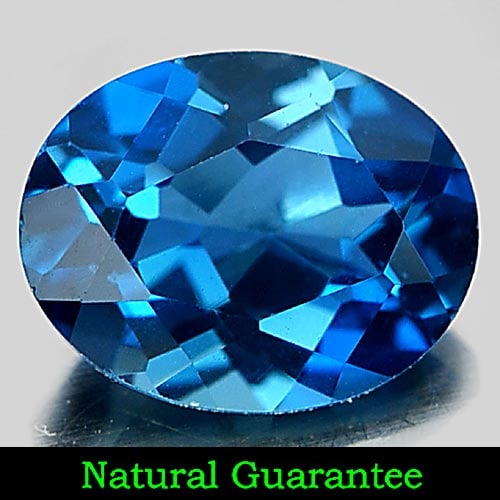 Natural London Blue Topaz 2.18 Ct. VVS Oval Shape 9.1 x 7.2 Mm Gemstone from Brazil: Product ID: 807162674 Product Name: Natural Blue Topaz Weight: 2.18 CT. Size: 9.1 x 7.2 x 4.5 MM. Shape: Oval Color: London Blue Clarity:VVS Luster: Good Gems Origin: Brazil Treatment: Treated Crystal