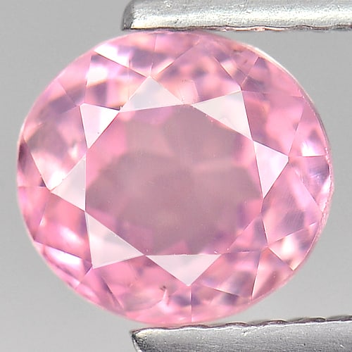 Natural Pink Tourmaline 1.48 Ct. Round Shape 7 Mm. Unheated Gemstone From Nigeria: Product ID: 807249933 Product Name: Natural Tourmaline Weight: 1.48 CT. Size: 7 x 6.4 x 5 MM. Shape: Round Color: Pink Clarity:VSI Luster: Good Gems Origin: Nigeria Treatment: Unheated Crystal Structu