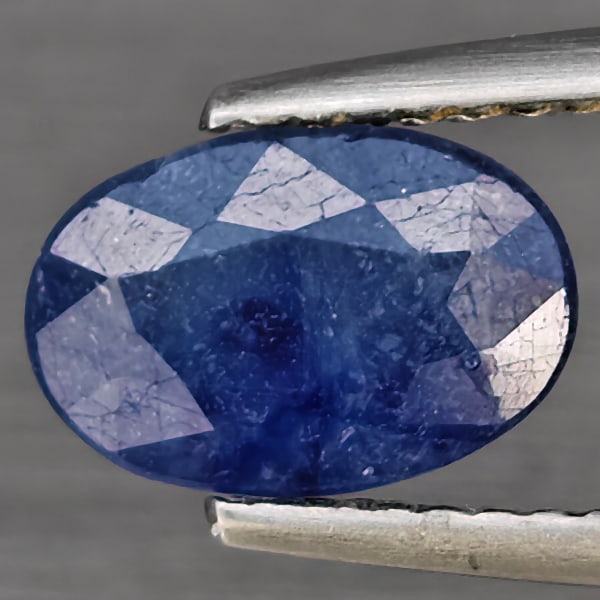 Natural Blue Sapphire 2.02 Ct. Oval Shape 9.1 x 6.1 Mm Gemstone from Madagascar (1 of 3)