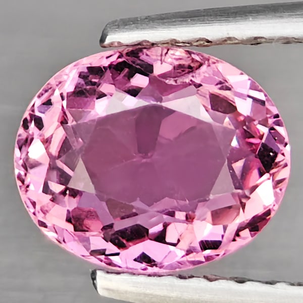 Natural Pink Tourmaline 1.58 Ct. Oval Shape 8.2 x 7.9 Mm Gemstones From Nigeria (1 of 3)