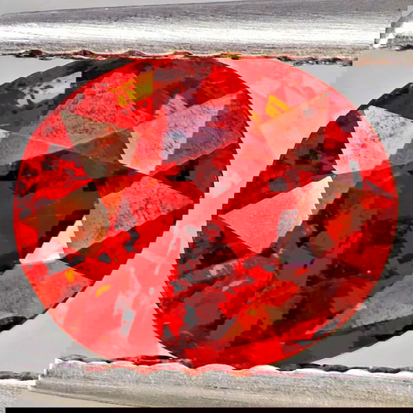 Natural Orangish Red Spessartine Garnet 1.35 Ct. Oval Shape 6.8 x 5.7 Mm Gemstones From Namibia (1 of 3)