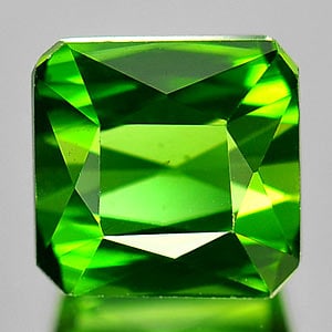 Natural Green Tourmaline 1.30 Ct. VVS Octagon Shape 5.8 x 5.7 Mm Gemstone From Nigeria (1 of 3)