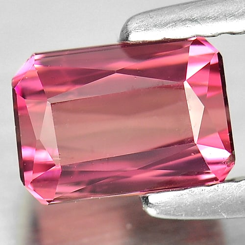 Natural Pink Tourmaline 1.04 Ct. VS Octagon Shape 6.5 x 4.6 Mm. Gemstone Unheated From Nigeria - 2