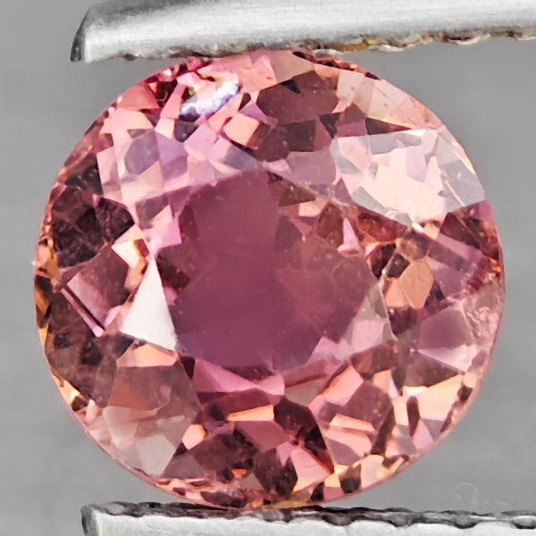 Natural Pink Tourmaline 1.44 Ct. Round Shape 6.5 Mm Gemstones From Nigeria (1 of 3)