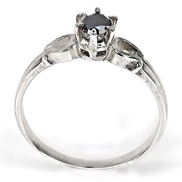 925 Sterling Silver Ring Jewelry 1.97 Grams With Natural Diamond 0.20 Ct. Size 5.5 (1 of 3)