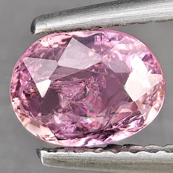 Natural Pink Tourmaline 1.09 Ct. Oval Shape 7.4 x 5.7 Mm Gemstones From Nigeria (1 of 3)