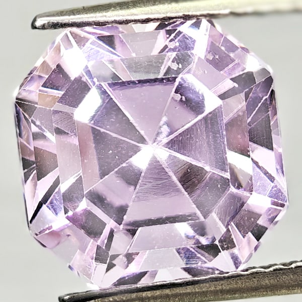 Natural Pink Kunzite 7.14 Ct. Octagon Shape 10.4 x 10.4 Mm Gemstone Gemstone From Afghanistan (1 of 3)