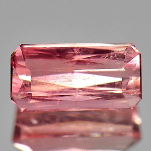 Natural Pink Tourmaline 1.18 Ct. Octagon Shape 8 x 4.2 Mm Gemstone from Nigeria (1 of 3)