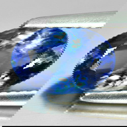 Certified Natural Blue Tanzanite 2.20 Ct. Clean Oval Shape 6.05 x 9.44 Mm. Gemstone From Tanzania (1 of 4)