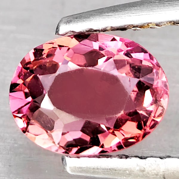 Natural Multi Color Tourmaline 1.26 Ct. Oval Shape 7 x 5.4 Mm. Gemstones From Nigeria (1 of 3)