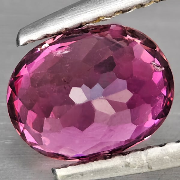 Natural Pink Tourmaline 1.53 Ct. Oval Shape 7.8 x 6.1 Mm Gemstone from Nigeria - 3