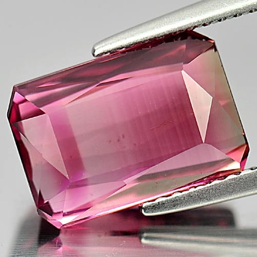 Natural Pink Tourmaline 4.73 Ct. Clean Octagon Shape 11.7 x 8.1 Mm. Unheated Gemstone From Nigeria - 2