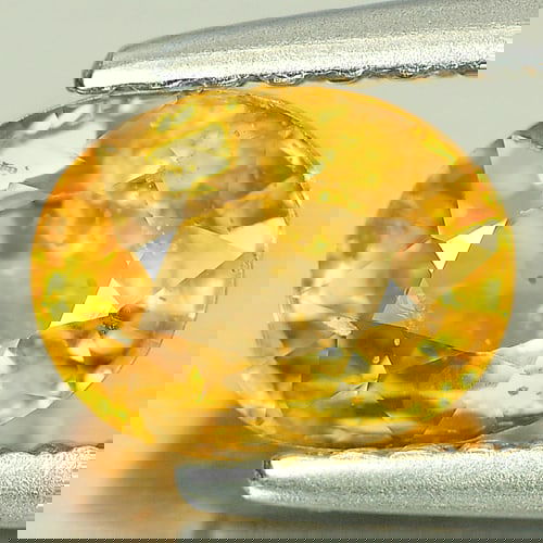 Natural Yellow Sapphire 1.40 Ct. Oval Shape 6.9 x 5.3 Mm. Gemstone From Thailand (1 of 3)