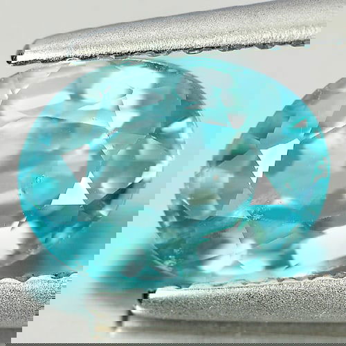 Natural Blue Zircon 1.81 Ct. Oval Shape 8 x 6.1 Mm. Gemstone From Cambodia (1 of 3)