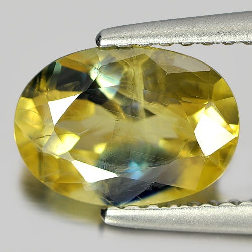 Natural Multi Color Sapphire 2.11 Ct. Oval Shape 9.2 x 6.7 Mm. Gemstone From Thailand (1 of 3)