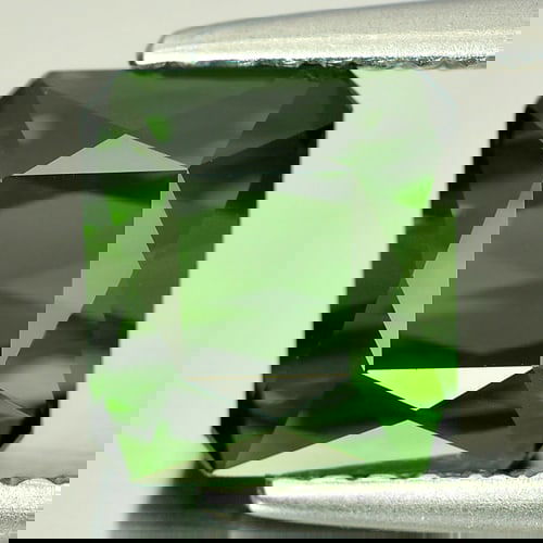 Natural Green Tourmaline 2.33 Ct. VVS Octagon Shape 7.7 x 7 Mm. Unheated Gemstone (1 of 3)