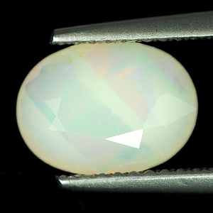 Natural Multi Color Opal 1.21 Ct. Oval Shape 9.8 x 7.2 Mm. Unheated Gemstone (1 of 3)