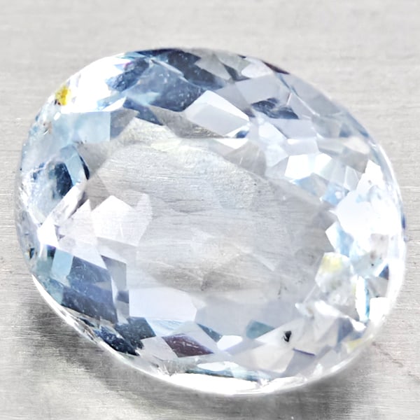 Natural Light Blue Aquamarine 1.06 Ct. Oval Shape 6.9 x 5.8 Mm. Unheated Gemstone From Brazil: Product ID: 800812169 Product Name: Natural Aquamarine Weight: 1.06 CT. Size: 6.9 x 5.8 x 4 MM. Shape: Oval Shape Color: Light Blue Clarity:VSI - SI1 Luster: Good Gems Origin: Brazil Treatment: Unheat