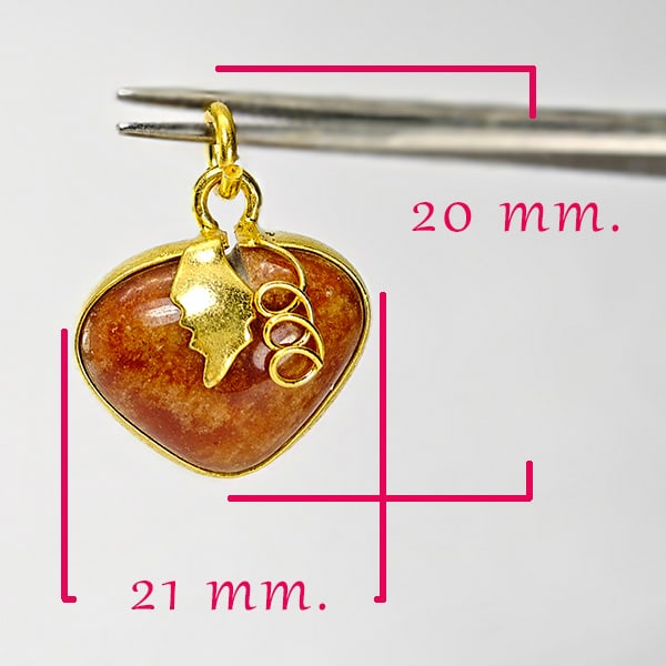 Natural Honey Jade 31.34 Ct. Heart Shape Pendant with Nickel Size 20 x 21 Mm.: Product ID: 819814344 Product Name: Natural Jade Weight: 31.34 CT. Size: 20 x 21 MM. Shape: Heart Color: Honey Clarity:Opaque Luster: Good Gems Origin: Thailand Treatment: Unheated Crystal Structure: