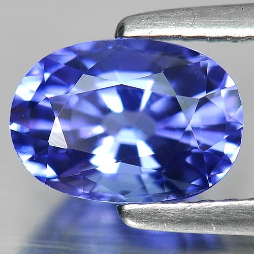 Natural Violetish Blue Tanzanite 1.50 Ct. Clean Oval Shape 8.1 x 5.7 Mm. Gemstone: Product ID: 807006583 Product Name: Natural Tanzanite Weight: 1.50 CT. Size: 8.1 x 5.7 x 4.6 MM. Shape: Oval Color: Violetish Blue Clarity:IF Luster: Very Good Gems Origin: Tanzania Treatment: Heated